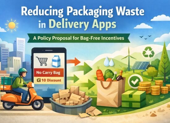 Reducing Packaging Waste in Delivery Apps - A Policy Proposal for Bag-Free Incentives